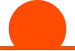 An orange circle with the bottom portion flat, resembling a rising or setting sun from the horizon. The vibrant color contrasts against the white background, giving a minimalist and geometric aesthetic, reminiscent of design trends highlighted in the ewa mercator 2021 report. The image is simple and clean, focusing solely on the orange semi-circular shape.